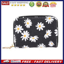 Women PU Leather Daisy Wallet Card Holder Fashion Small Coin Purse Day Clutch
