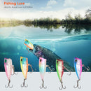 5pcs Fishing Lure Wobblers 4cm 3.5g Floating Crankbait Artificial Hard Bait