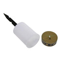 Solar Power Grave Lawn Light Flameless Electronic LED Candle Lamp (White) Newly