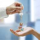 Rabbit Diamond Painting Keychain DIY Crystal Drill Key Ring Pendant (YS020)