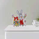 Diamond Painting Ornaments Easter Bunny DIY Crystal Drill Handmade Mosaic Cra