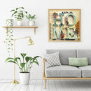 5D DIY Full Drill Diamond Painting Text Cross Stitch Embroidery Kit (JH408)