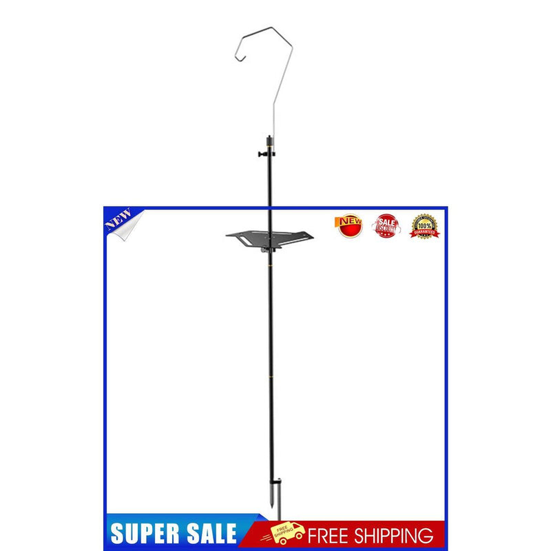 Camping Hanging Rack Holder - Foldable Lantern Stand Pole Desktop Storage
