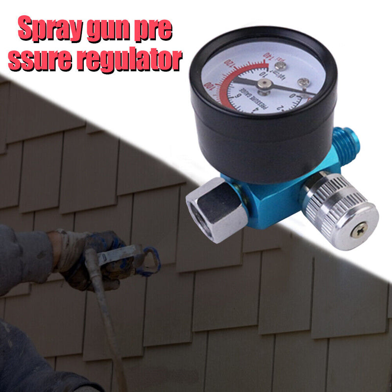 Spray Gun Adjusting the Air Pressure Regulator Pneumatic Meters Accessories