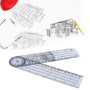 Ruler Measuring Tool Degree Angle Protractor Metric B6X3 E2I5 X0F1 Measure X7U8