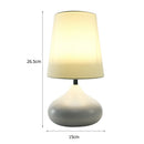 LED Table Lamp Nordic Style Desk Bedside Living Room Home Lighting (White) Newly