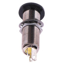 1pc Long Threaded Stereo Brown Copper Output Jack for Electric Guitar Bass Newly