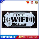 Metal Tin Signs Free WiFi Retro Plaque Home Door Decor Wall Iron Art Poster
