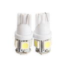 2PCS T10 5050 5SMD LED White Light Car Side Wedge Tail Light Lamp Bright Newly