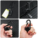Rope Anti Lost Badge Reel Clip ID Card Holder Keychain Key Ring Lanyard Clip