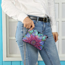 DIY Flower Special Shaped Diamond Painting Leather Chain Shoulder Messenger