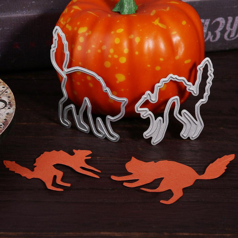 2pcs Halloween Cutting Dies Stencils Scrapbook Embossing DIY Card (MS-498)