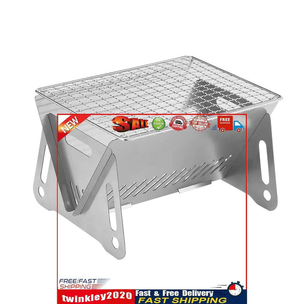Detachable Camping Grill Foldable Mini Stove Portable Folding BBQ Supply Newly