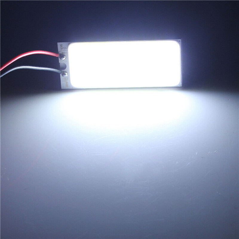 2pcs Xenon HID White 36 COB LED Dome Map Light Bulb Car Interior Panel Lamp