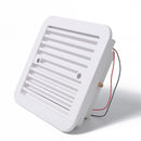 RV Fridge Vent with Fan Silent Trailer Caravan Side Air Ventilation Exhausted Fan