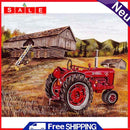 Farm Car Frameless Picture Oil Paint By Numbers Hand Painted Picture for Home
