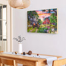 5D Diamond Painting Kit DIY House Full Round Drill Mosaic Home Decoration Gif