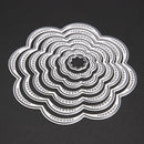 7Pcs/Set Flower Circles Metal Cutting Dies Stencils DIY Scrapbook Newly