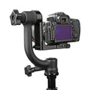 Aluminum Gimbal Tripod Head for Telephoto Lens Photography Bird Monopod Head