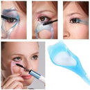 Mascara Shield Make Up Brush Applicator Tool 3-In-1 Eyelash Comb Template