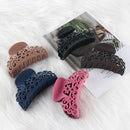 Hair Accessories Large Size Hair Clamps Plastic Hair Claw Hairpin Hollow Out