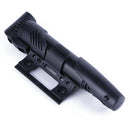 Portable Folding Bicycle Air Pump Inflator for Presta Schrader Valve Black