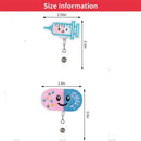 Holder Name ID Alligator Clip Felt Badge Reels For Nurse |Doctor Office |School