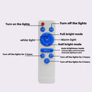 12W Circle Light Remote Control LED Panel Round Solar Lighting Lamp Board Newly