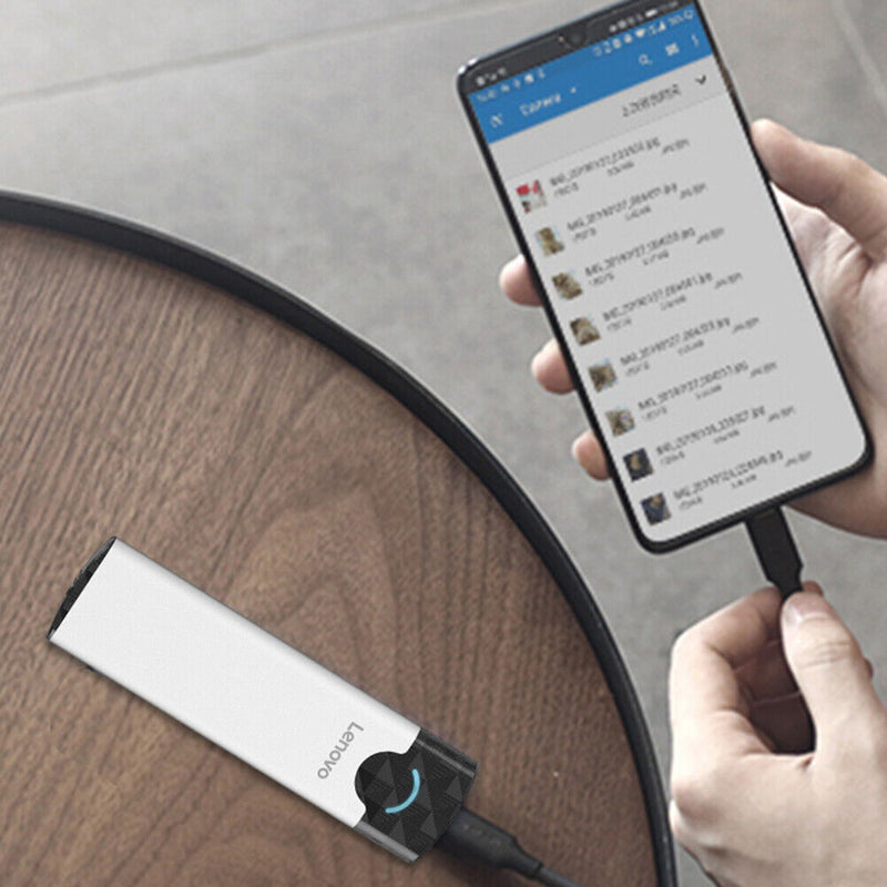 Lenovo M-02 M2 SSD Case NVMe M.2 NGFF B Key to USB 3.1 Gen2 Type C SSD Enclosure