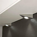 Triangle Lighting 15 LED Indoor Triangle Closet Cabinet Wall Lamp White Light