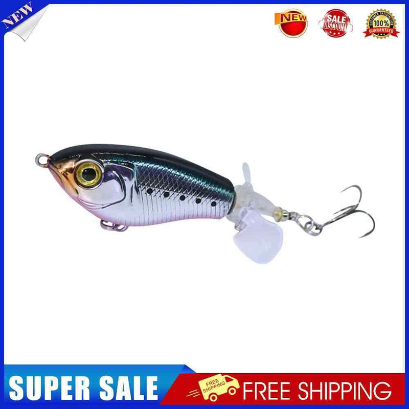 Popper Fishing Lure Topwater Floating Propeller Artificial Swimbait (9g 1)