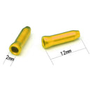 50pcs Aluminum Alloy Bike Cable End Crimps Brake Derailleur Shifter Cable Tips