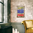 Beer Sheet Metal Drawing Metal Painting Tin Wall Home Poster Sign for Bedroom
