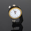 0-10mm 0.1mm Dial Leather Paper Thickness Gauge Meter Tester (Flat Head) Newly