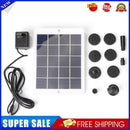 5W 5V Solar Fountain Pump with 9 Nozzles Solar Water Pumps Kit for Garden