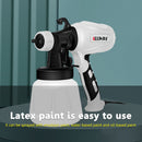 650W Electric Paint Spraying Gun w/ 2 Nozzles Household Wall Paint Sprayer