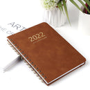 2022 Planner - Academic Weekly & Monthly Planner with Blank Pages (Brown)