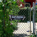 Arrow Shape Dad s Garage Retro Metal Plate Tin Sign for Bar Pub Club Cafe