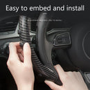 Car Steering Wheel Booster Cover Interior Accessories (Carbon Fiber Look) Newly