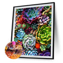 5D DIY Diamond Painting Succulent Full Drill Rhinestone Mosaic Art Picture Kits