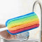 Detachable Rainbow Water Bottle Cup Mug Glass Washing Cleaning Sponge Brush J5X4
