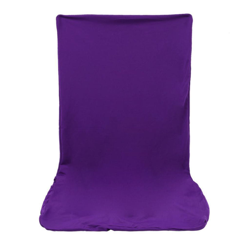 Pure Elastic Chair Covering,Hotel And Office Conjoined Covering Purple