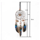 Mirror Ornament Pendant Chic Feather  Car Interior Dream Catcher Handcraft