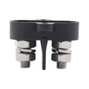 Truck Heavy Duty M8 Bus Bar Terminal Blocks Power Distribution Stud (Black)