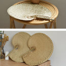 Bamboo Handmade Portable Straw Hand-woven Fan Summer Cooling Fan Woven Fan
