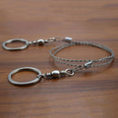 Outdoor Hand Rope Saw Stainless Steel Wire Saw Cutting Woodworking Sawing Tree