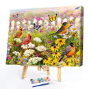 Flowers Birds Oil Paint By Numbers Kits Canvas Picture Wall Art DIY Craft Col