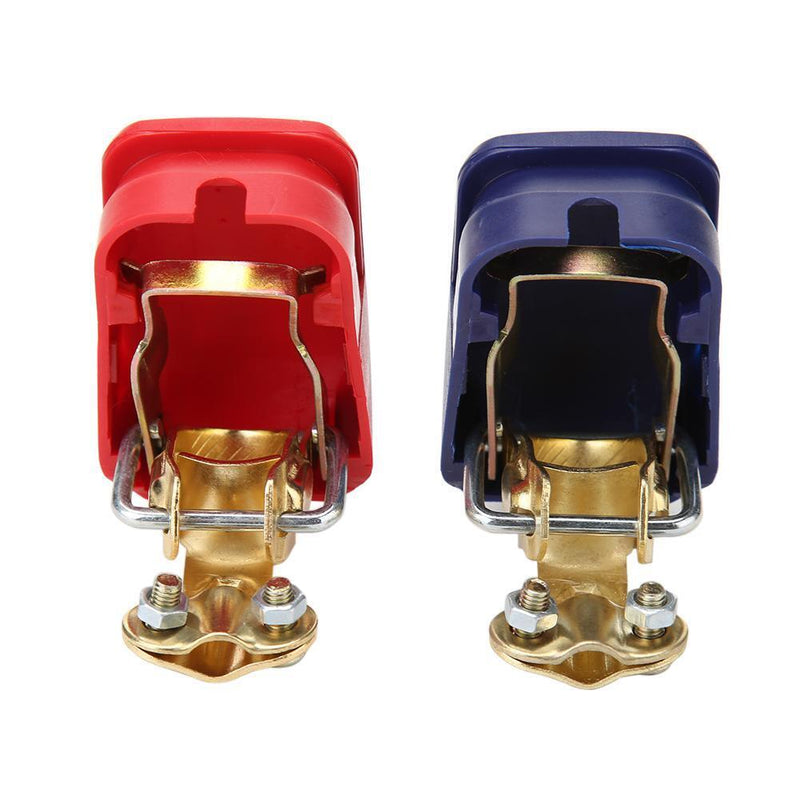 Universal 1 Pair Auto Car Battery Terminals Connector Clamps Switch 12V Quick Re