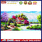 Cabin in Woods Oil Paint By Numbers Canvas Picture DIY Home Decoration Gift