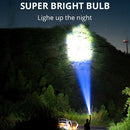 5LED+COB USB Rechargeable 500ML Flashlight for Outdoor Camping Hiking Fishing